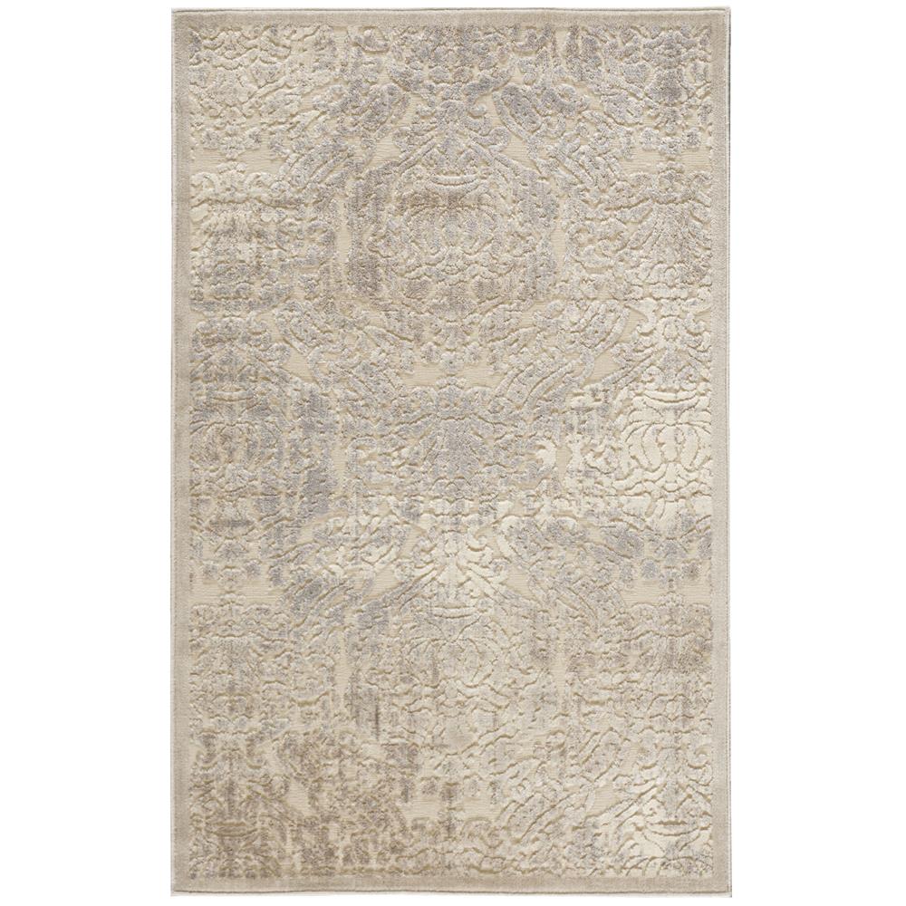 Nourison GIL09 Graphic Illusions 2 Ft.3 In. x 8 Ft. Indoor/Outdoor Runner Rug in  Ivory